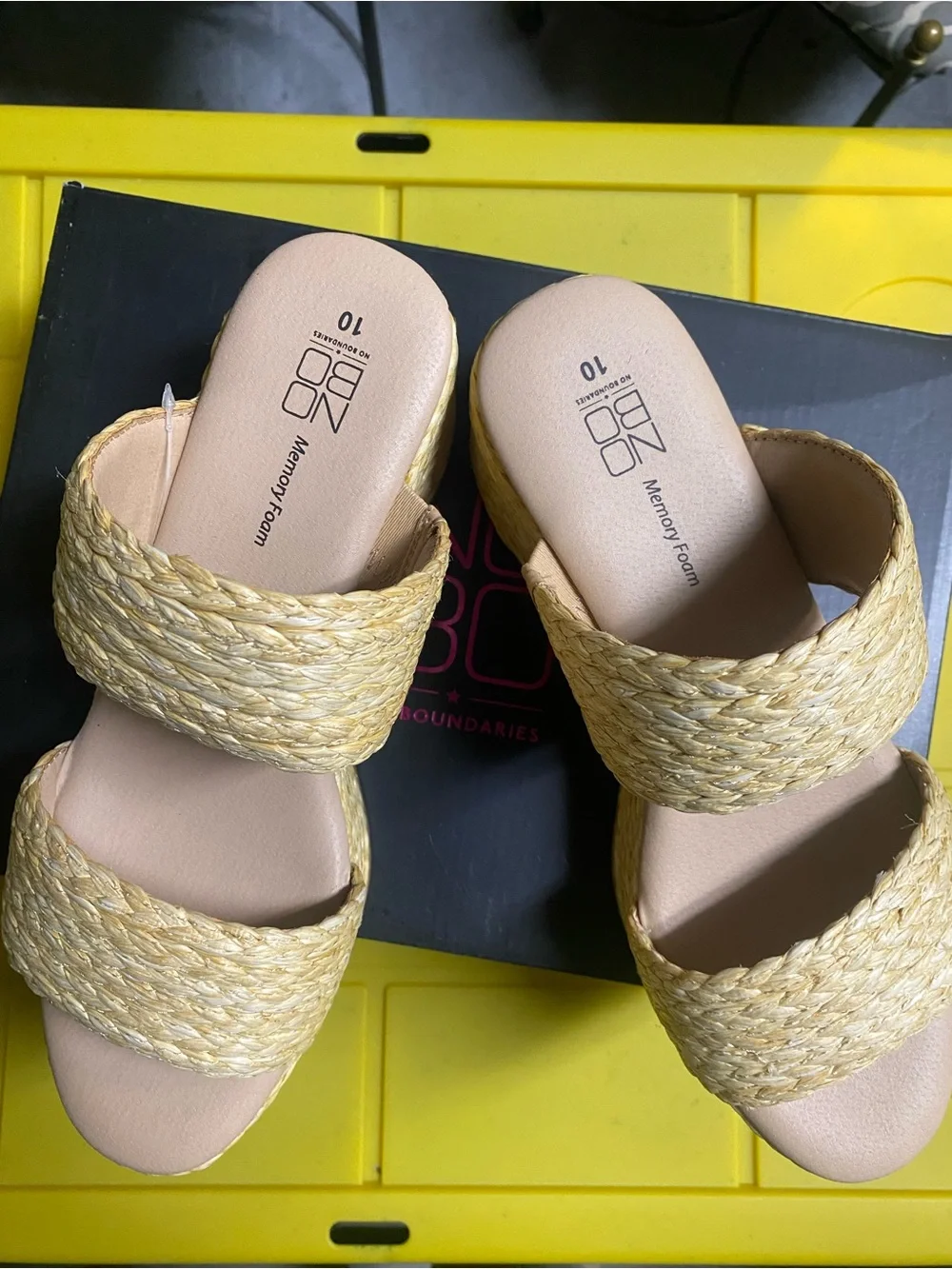 Braided Two-Band Slides in Natural